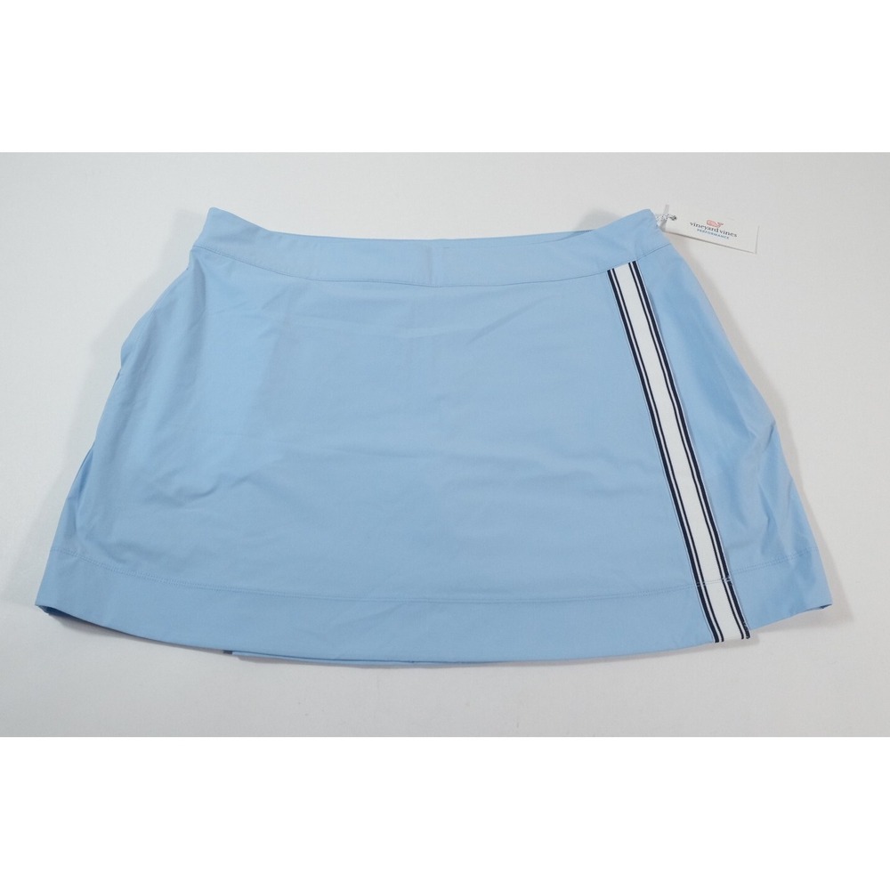 Vineyard Vines Skort Womens XL Blue Golf Core A-Line Performance 2R001236 Stripe